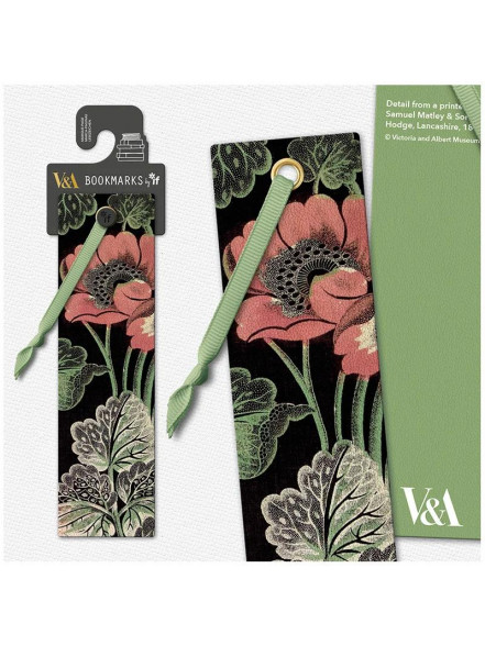 Grāmatzīme V&A - Floral Anemone