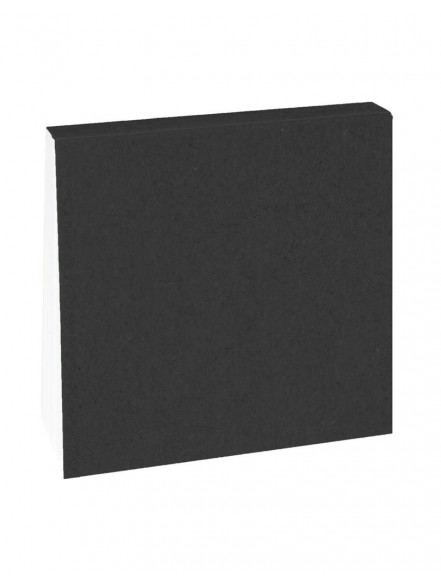 Piezīmju blociņš 9*9 melns vāk