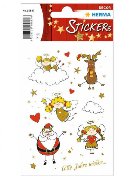 Uzlīmes dāvanu Herma Ziemassvētku Little Angel, 2 lapas