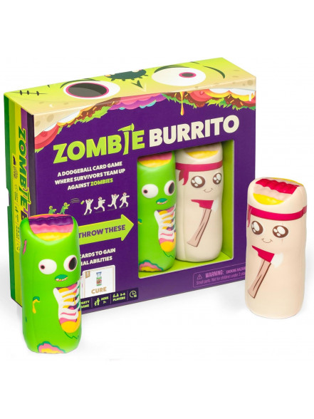 Zombie Burrito Game Dodgeball Card Survivor 3-6 players