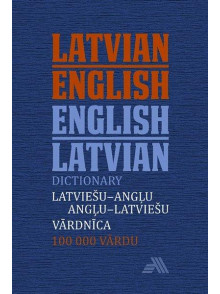 Angļu-latviešu, latviešu-angļu vārdnīca 100 000 vārdu