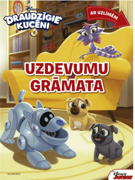 Draudzīgie kucēni. Uzdevumu grāmata. Ar uzlīmēm Draudzīgie kucēni. Uzdevumu grāmata. Ar uzlīmēm