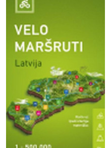 Velo maršruti. Neplīstošā karte Latvija