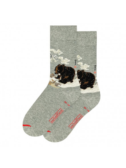 Zeķes Mori Shūhō - Black Bear, izm. 36-40, pelēkas