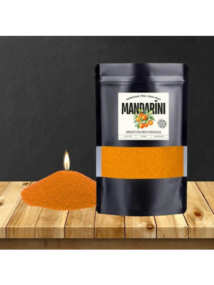 Pērļu vaska svece Mandarīni