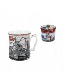 Krūzīte 480ml Harley Davidson metāla krājkasē 016-6007