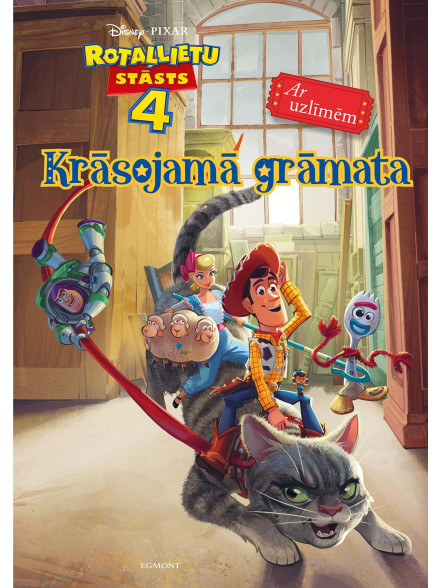 Rotaļlietu stāsts 4. Krāsojamā grāmata. Ar uzlīmēm Rotaļlietu stāsts 4. Krāsojamā grāmata. Ar uzlīmēm