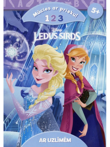 Ledus sirds. 123 Mācies ar prieku! 5+ Ar uzlīmēm