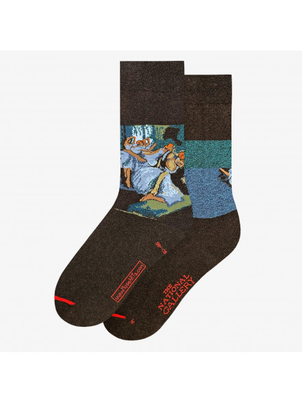 Zeķes Edgar Degas - Ballet Dancers, izm. 36-40, brūnas