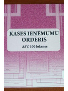 11002 Kases ieņēmumu orderis A5V,100 loksnes