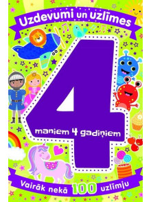 Uzdevumi un uzlīmes. Maniem 4 gadiņiem