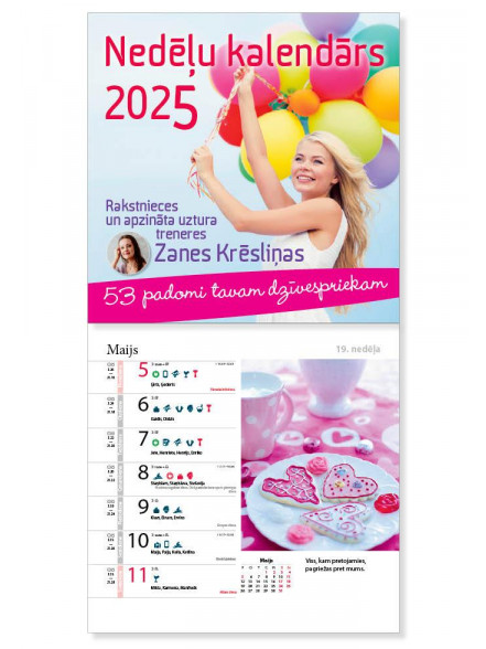Nedēļu kalendārs 2025 Nedēļu kalendārs 2025