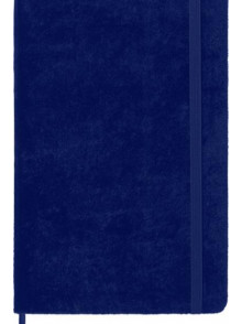 Piezīmju grāmata Moleskine Velvet Collection, līniju, violets samta vāks, dāvanu kaste