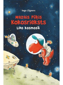 Mazais pūķis kokosrieksts lido kosmosā
