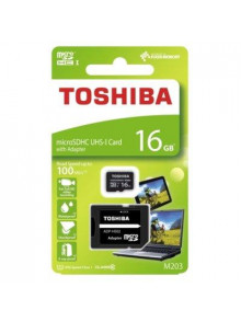 Toshiba MicroSD 16GB class 10/UHS 1 + Adapter SD