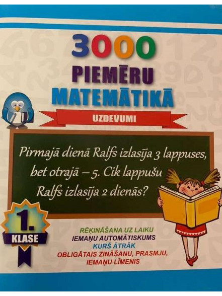 Uzdevumi.3000 piemēru  matemātikā Uzdevumi.3000 piemēru  matemātikā