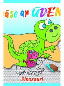 Krāso ar ūdeni! Dinozauri