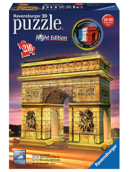 3D Puzle - Triumfa arka ar gaismu
