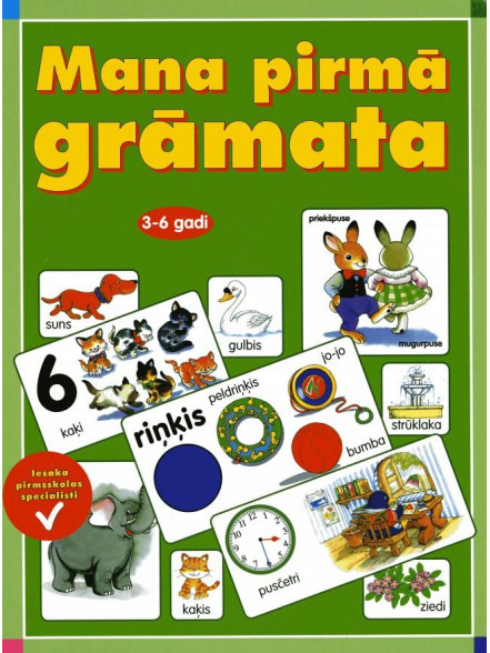 Mana pirmā grāmata 3-6 gadi* (kartona)