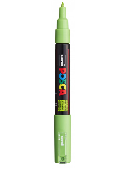 0Marķ.ūdens bāzes UNI Posca  PC-1M ābolu zaļš(72)