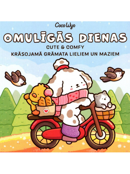 Omulīgās dienas. Krāsojamā grāmata lieliem un maziem