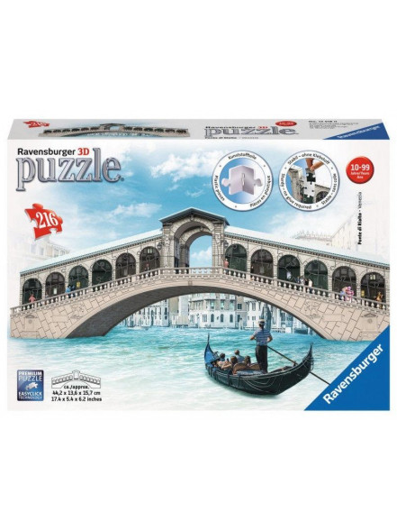 3D Puzle - Rialto tilts Venēcija, 216 gab