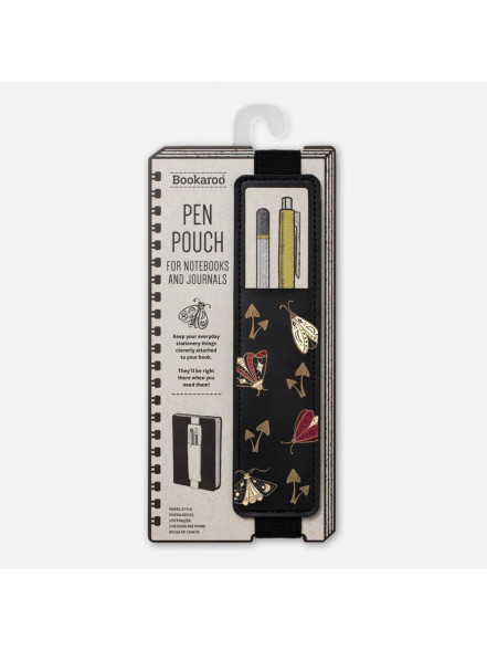 Pildspalvas turētājs Bookaroo Pen Pouch - Moths