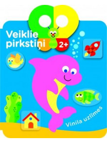 Veiklie pirkstiņi. Delfīns 2+ Vinila uzlīmes Veiklie pirkstiņi. Delfīns 2+ Vinila uzlīmes