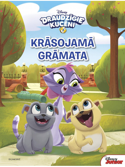 Draudzīgie kucēni. Krāsojamā grāmata Draudzīgie kucēni. Krāsojamā grāmata