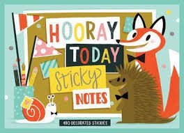 Hooray Today Sticky Notes. Līmlapiņu komplekts